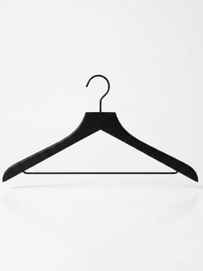 Set of 10 Made by Design Black Wood & Metal Suit Hangers Target Minimalist